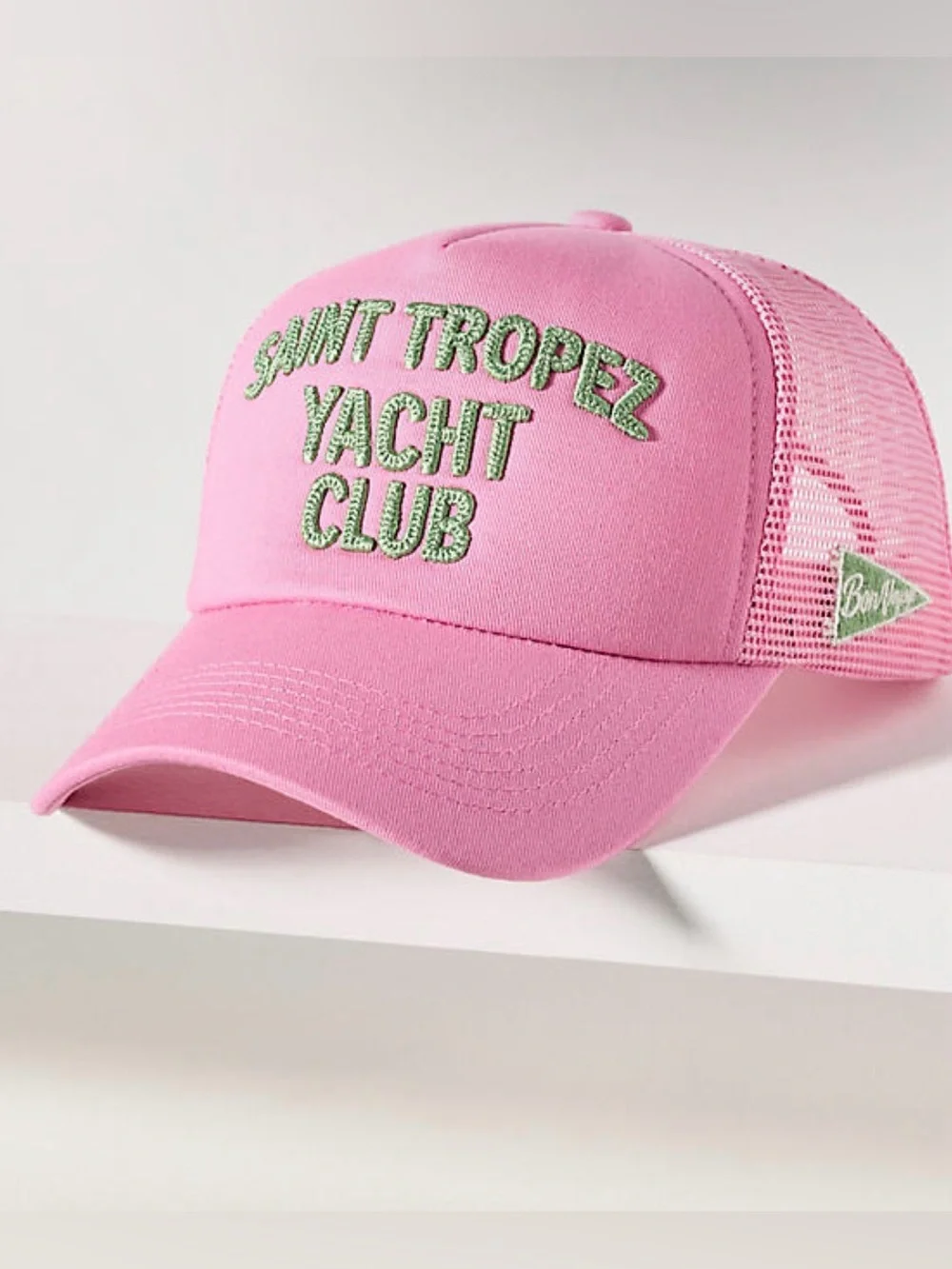Anthropologie Worn/West Saint Tropez Yacht Club Trucker Hat NWT